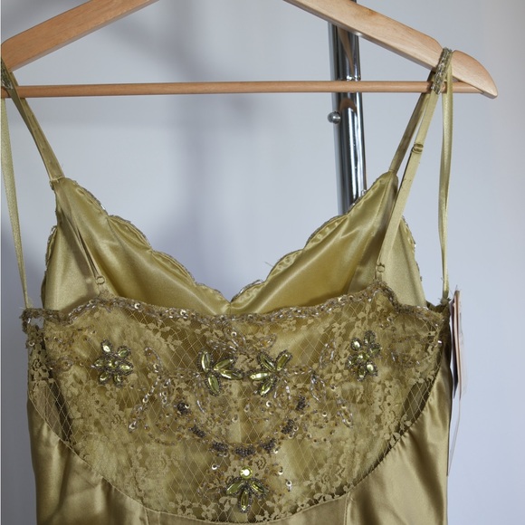 Sue Wong Gold Lace Embellished Dress - Picture 3 of 4